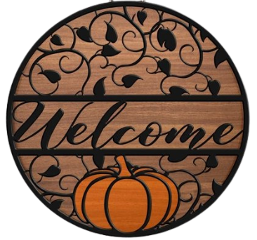 Welcome w/Pumpkin